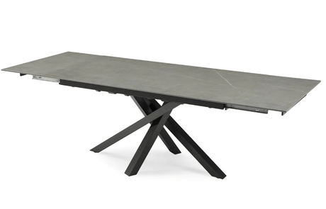 Torelli Dining Table DefaultTitle Brando Matt Ceramic Pull-Out Extending Dining Table Grey 160 to 240cm