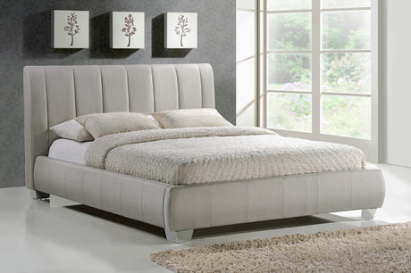 Time Living Bed Frame Double 135cm / Sand Braunston Fabric Bed Frame