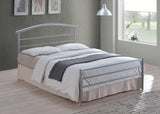 Time Living Bed Frame Brennington Silver Metal Bed Frame