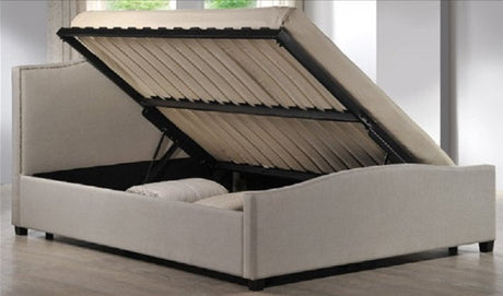 Time Living Bed Frame Brunswick Fabric Ottoman Bed Frame