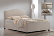 Time Living Bed Frame Double 135cm / Sand Brunswick Fabric Ottoman Bed Frame