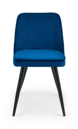 Julian Bowen Dining Chairs Burgess Dining Chairs - Blue - Sold in pairs