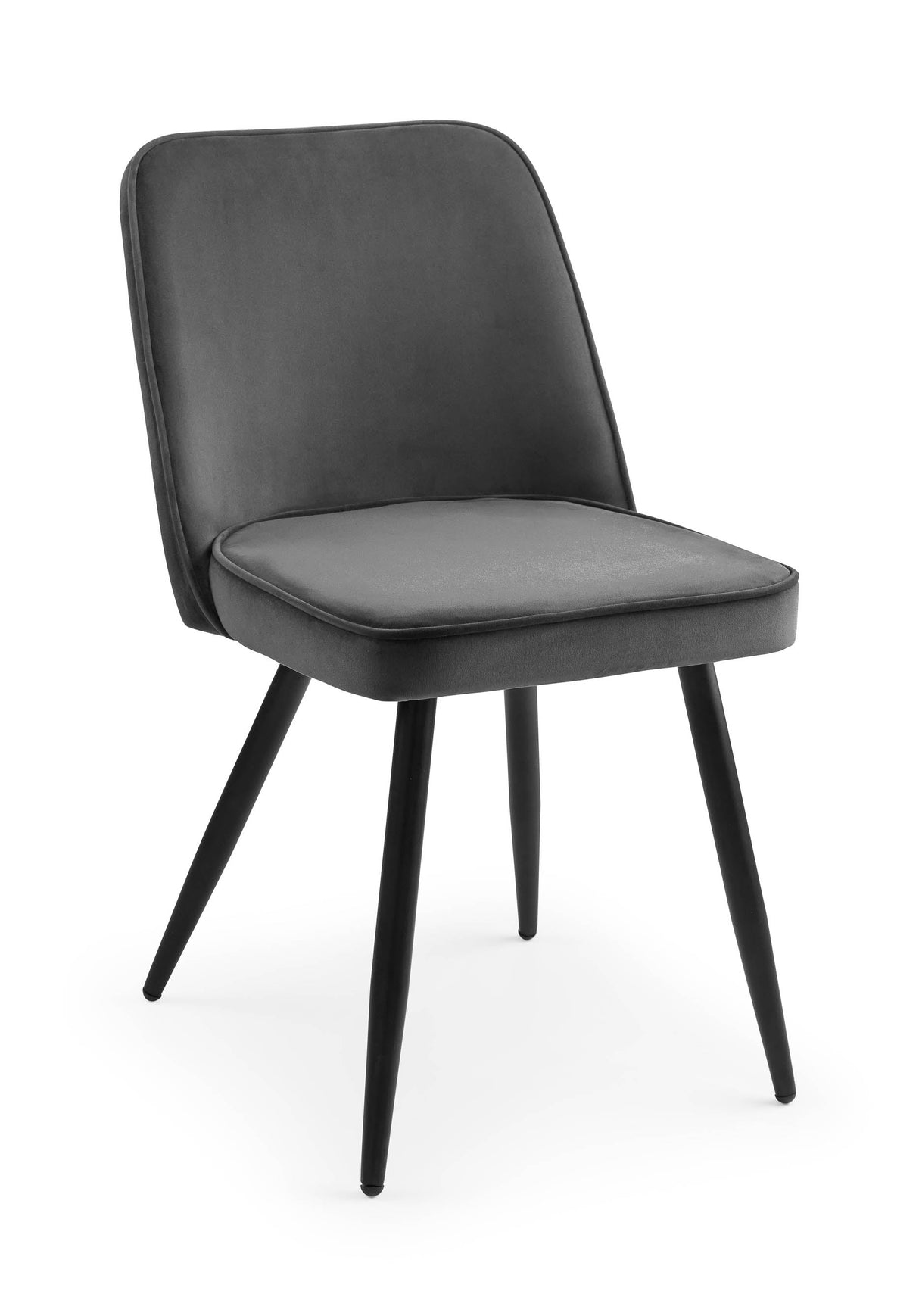 Julian Bowen Dining Chairs Burgess Dining Chairs - Grey - Sold in pairs