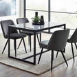 Julian Bowen Dining Chairs Burgess Dining Chairs - Grey - Sold in pairs