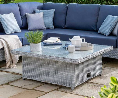 Daro Garden Coffee Table Byron Adjustable Glass Coffee Dining Garden Table