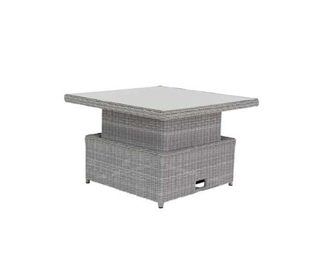 Daro Garden Coffee Table Byron Adjustable Glass Coffee Dining Garden Table