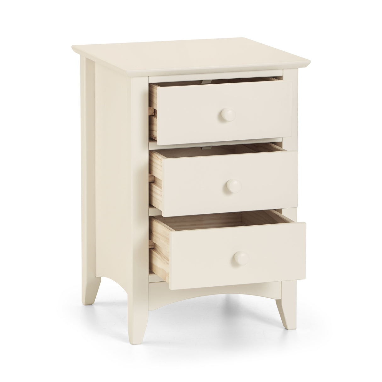 Julian Bowen Bedside Cameo 3 Drawer Bedside