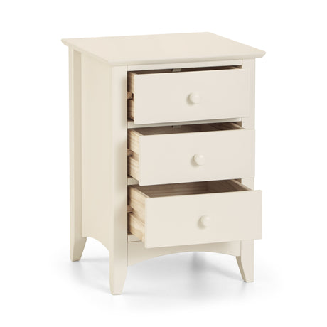 Julian Bowen Bedside Cameo 3 Drawer Bedside