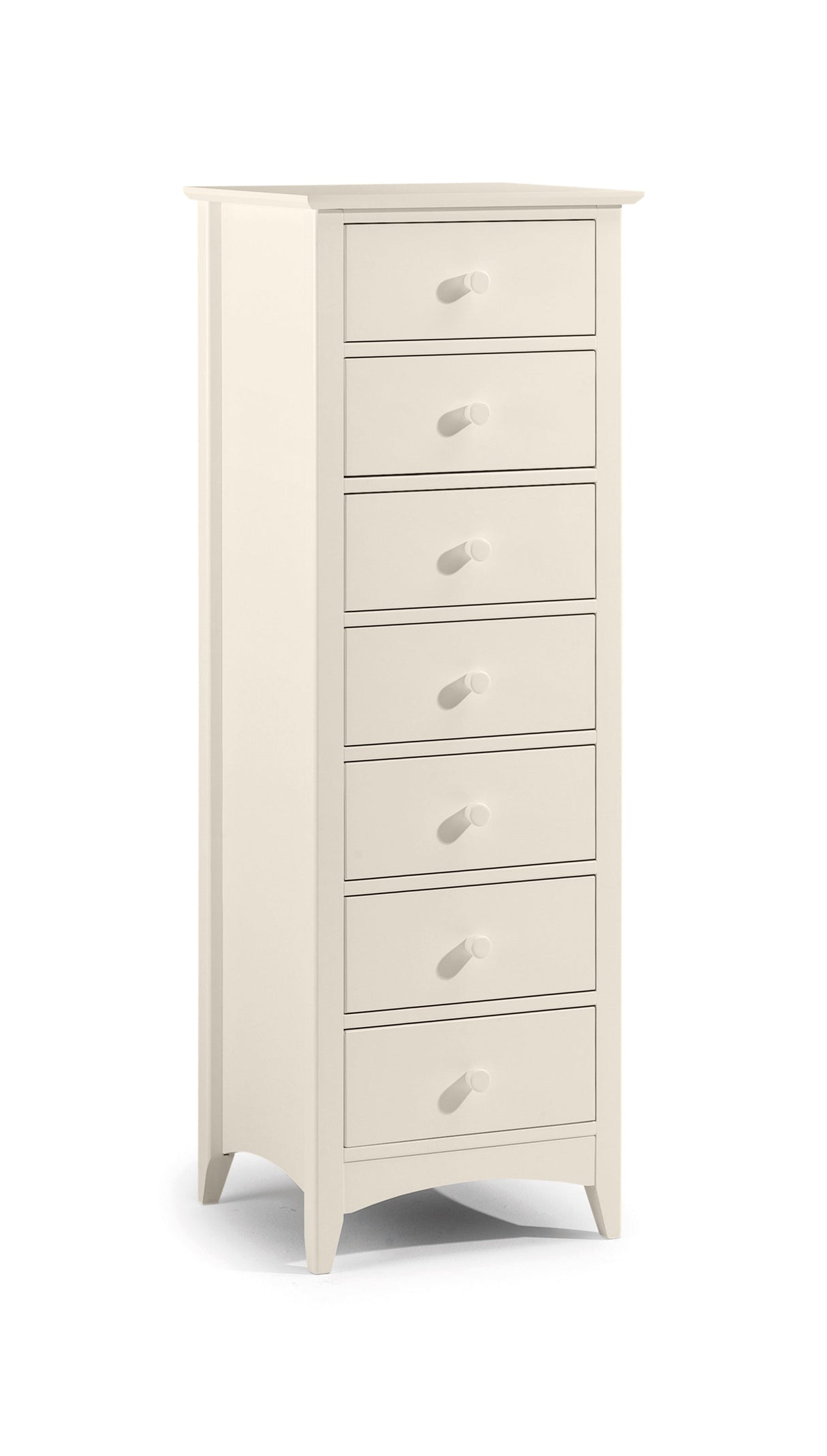 Julian Bowen Chests Cameo 7 Drawer Narrow Chest