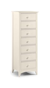 Julian Bowen Chests Cameo 7 Drawer Narrow Chest
