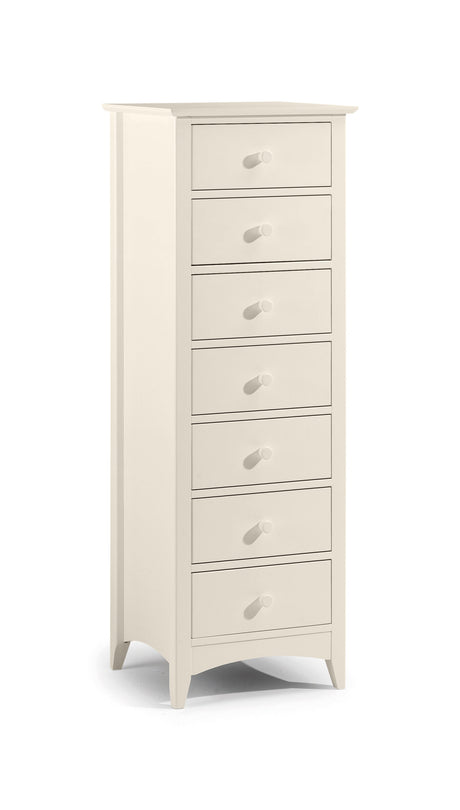 Julian Bowen Chests Cameo 7 Drawer Narrow Chest