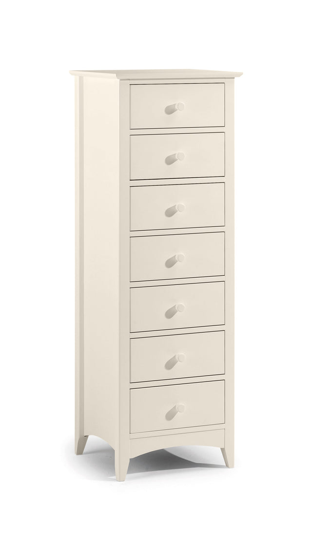 Julian Bowen Chests Cameo 7 Drawer Narrow Chest