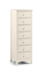 Julian Bowen Chests Cameo 7 Drawer Narrow Chest