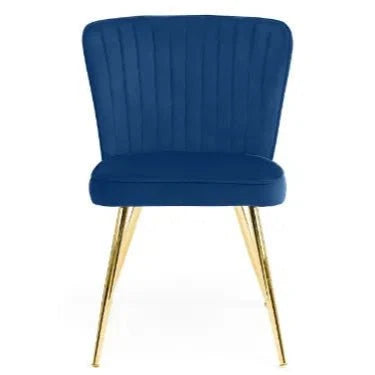 Julian Bowen Dining Chairs Cannes Dining Chairs - Blue - Sold in pairs