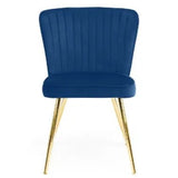 Julian Bowen Dining Chairs Cannes Dining Chairs - Blue - Sold in pairs