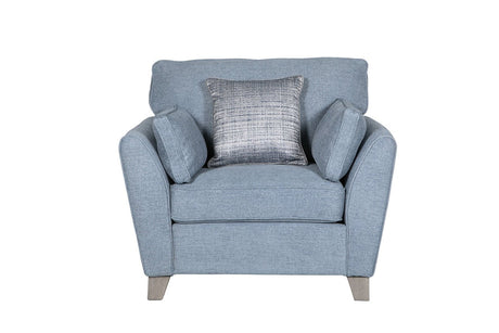 Vida Living Armchair Cantrell Blue Chair