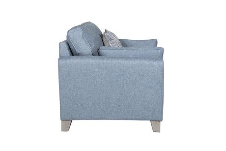Vida Living Armchair Cantrell Blue Chair