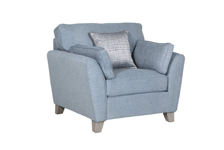Vida Living Armchair Cantrell Blue Chair
