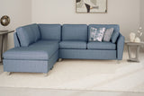 Vida Living Corner Sofa Cantrell Blue LHF Corner Sofa