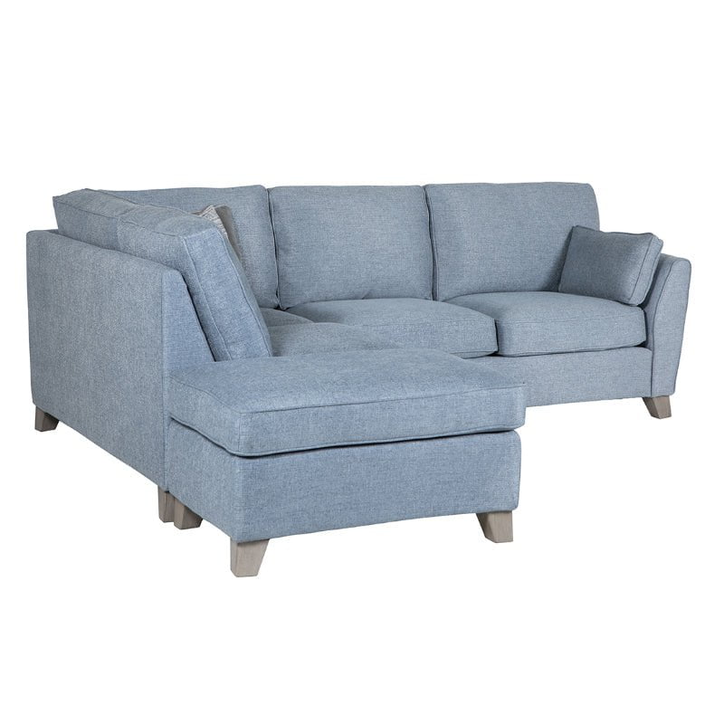 Vida Living Corner Sofa Cantrell Blue LHF Corner Sofa