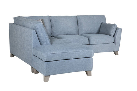 Vida Living Corner Sofa Cantrell Blue LHF Corner Sofa