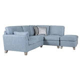 Vida Living Corner Sofa Cantrell Blue RHF Corner Sofa