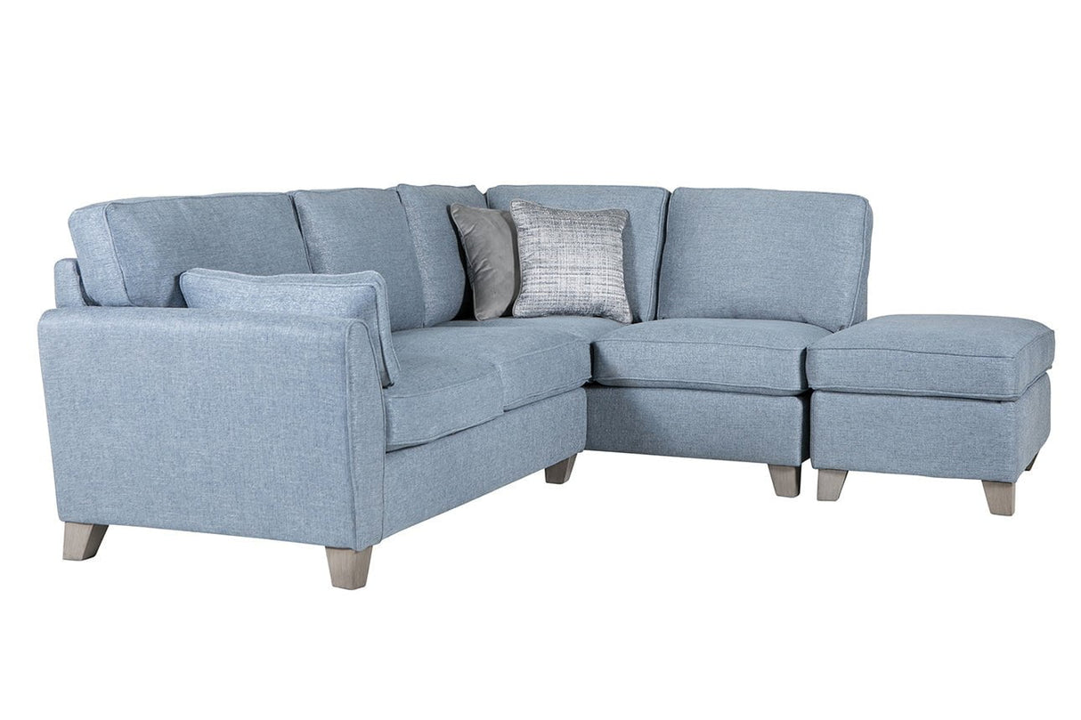 Vida Living Corner Sofa Cantrell Blue RHF Corner Sofa