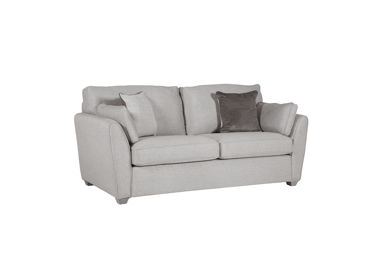Vida Living Sofa Bed Cantrell Light Grey 2 Seater Sofa Bed