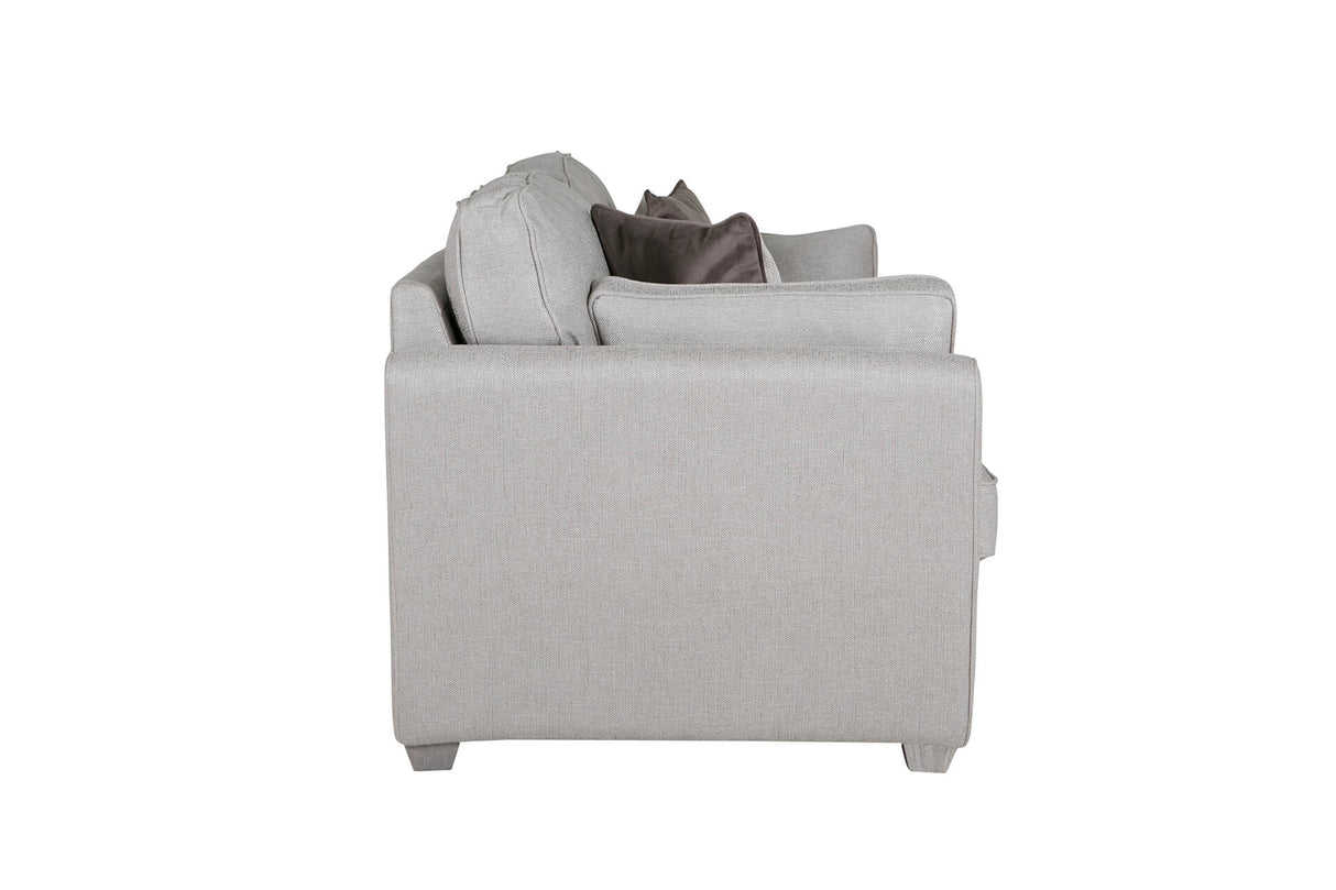 Vida Living Sofa Bed Cantrell Light Grey 2 Seater Sofa Bed