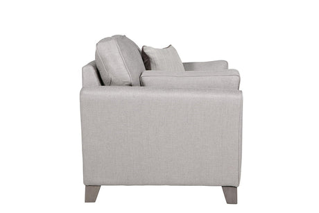 Vida Living Armchair Cantrell Light Grey Chair