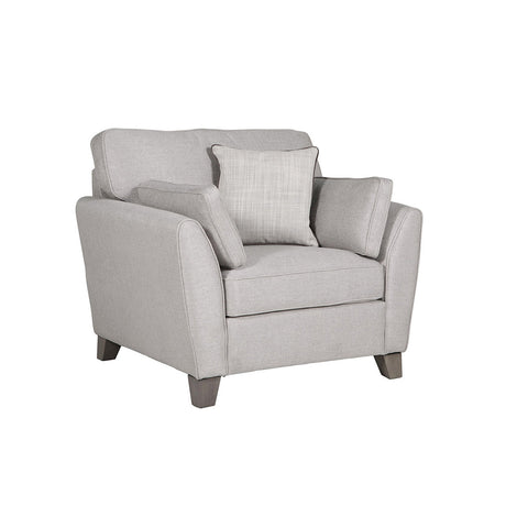 Vida Living Armchair Cantrell Light Grey Chair