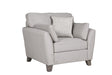 Vida Living Armchair Cantrell Light Grey Chair
