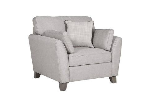 Vida Living Armchair Cantrell Light Grey Chair