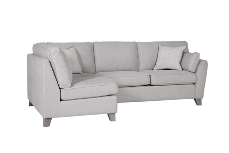 Vida Living Corner Sofa Cantrell Light Grey LHF Corner Sofa