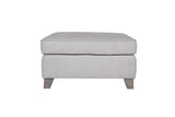 Vida Living Ottoman Cantrell Light Grey Ottoman
