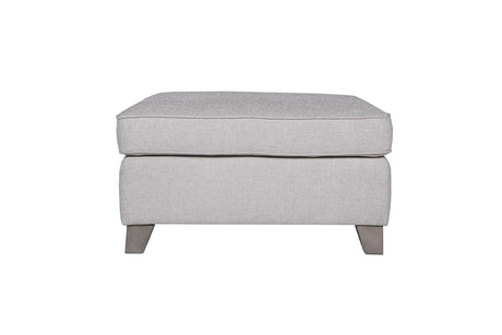 Vida Living Ottoman Cantrell Light Grey Ottoman