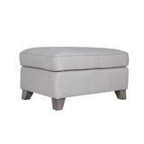 Vida Living Ottoman Cantrell Light Grey Ottoman
