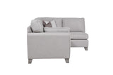 Vida Living Corner Sofa Cantrell Light Grey RHF Corner Sofa