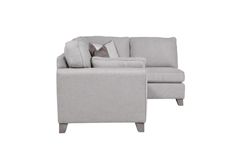 Vida Living Corner Sofa Cantrell Light Grey RHF Corner Sofa