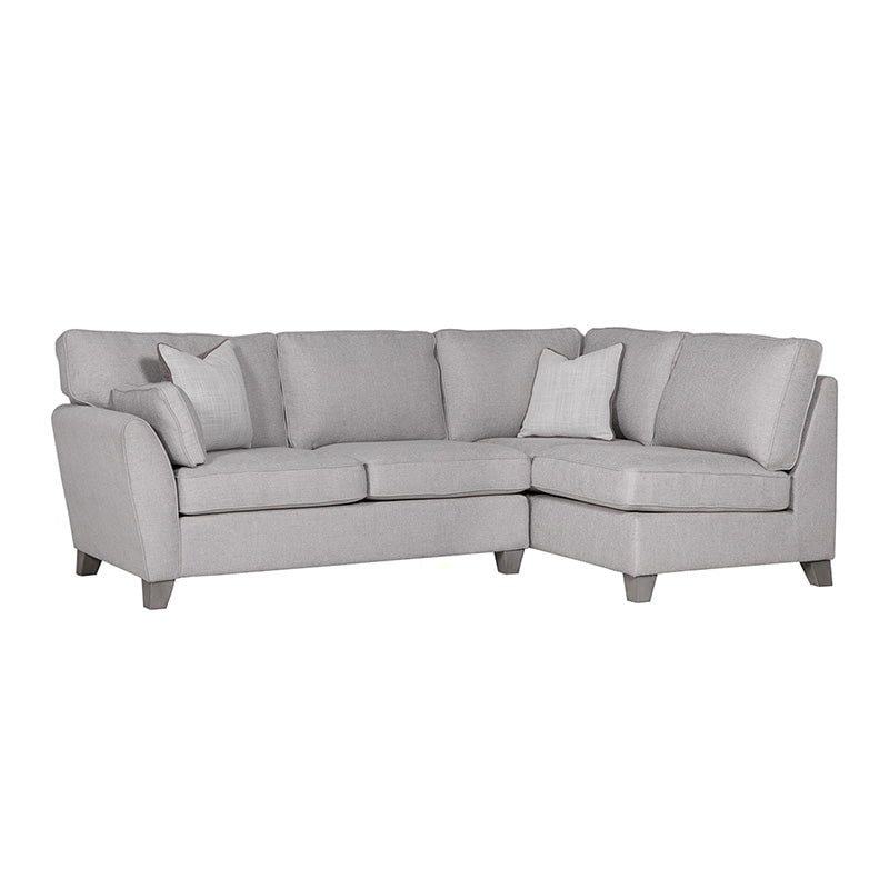 Vida Living Corner Sofa Cantrell Light Grey RHF Corner Sofa
