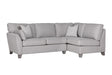 Vida Living Corner Sofa Cantrell Light Grey RHF Corner Sofa