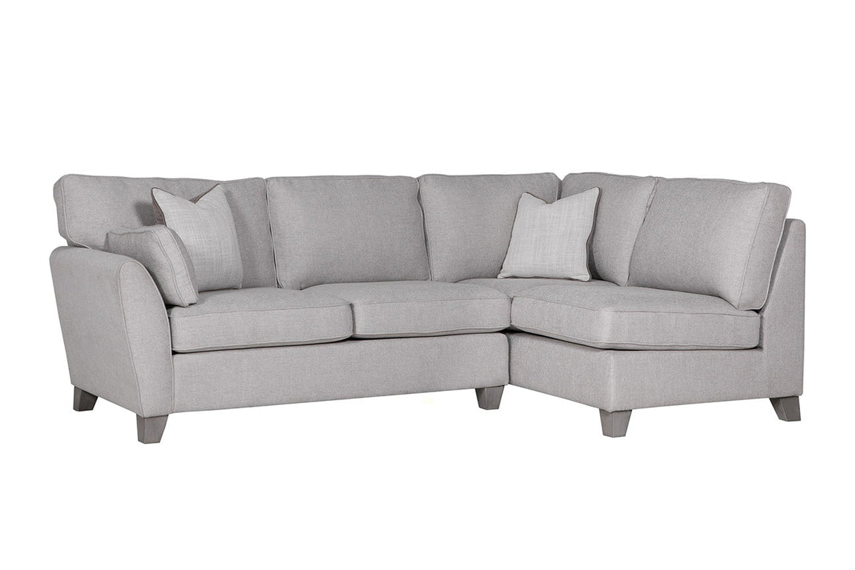 Vida Living Corner Sofa Cantrell Light Grey RHF Corner Sofa