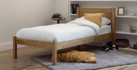 Limelight Capricorn Bed Frame Single (90cm) Capricorn Pine Finished Wooden Bed