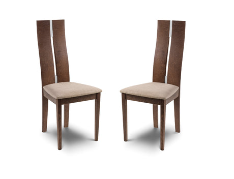 Julian Bowen Dining Chairs Cayman Chairs - Sold in pairs