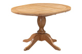 Your Home Style Dining Table Chatterton Oak 100/135 Round Extending Dining Table