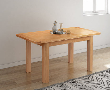 Your Home Style Dining Table Chatterton Oak 120/153 Extending Dining Table