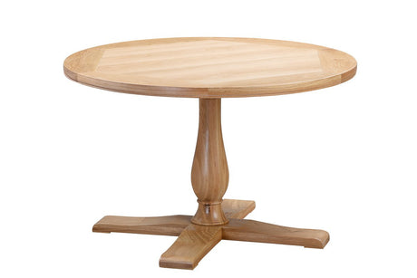 Your Home Style Dining Table Chatterton Oak 120 Round Dining Table