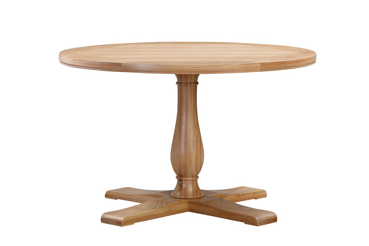 Your Home Style Dining Table Chatterton Oak 120 Round Dining Table