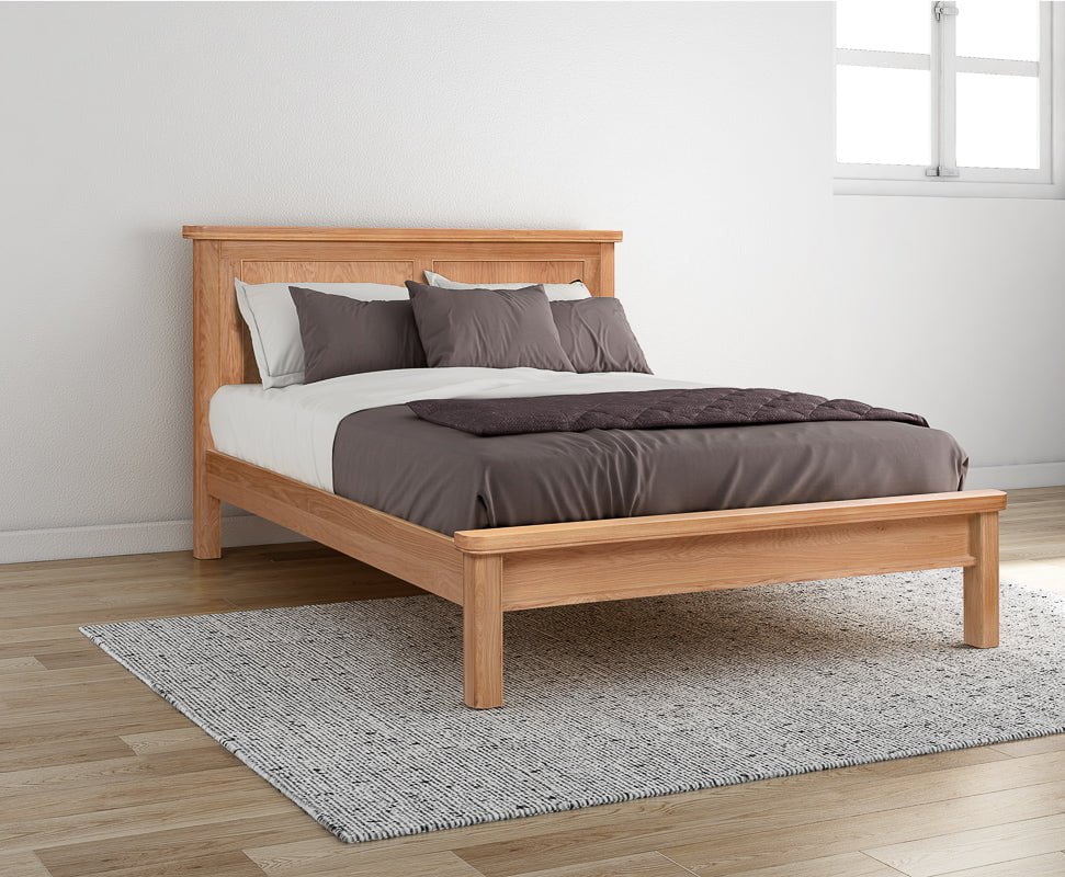 Your Home Style Bed Chatterton Oak 135cm Double Bed