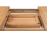 Your Home Style Dining Table Chatterton Oak 140/200 Butterfly Extending Dining Table
